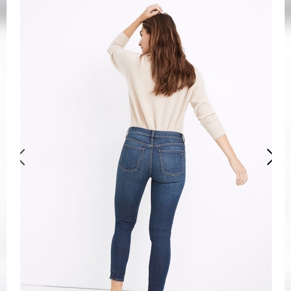 Madewell 8" Skinny Jean Sz 28 Greendale Wash - Picture 3 of 8